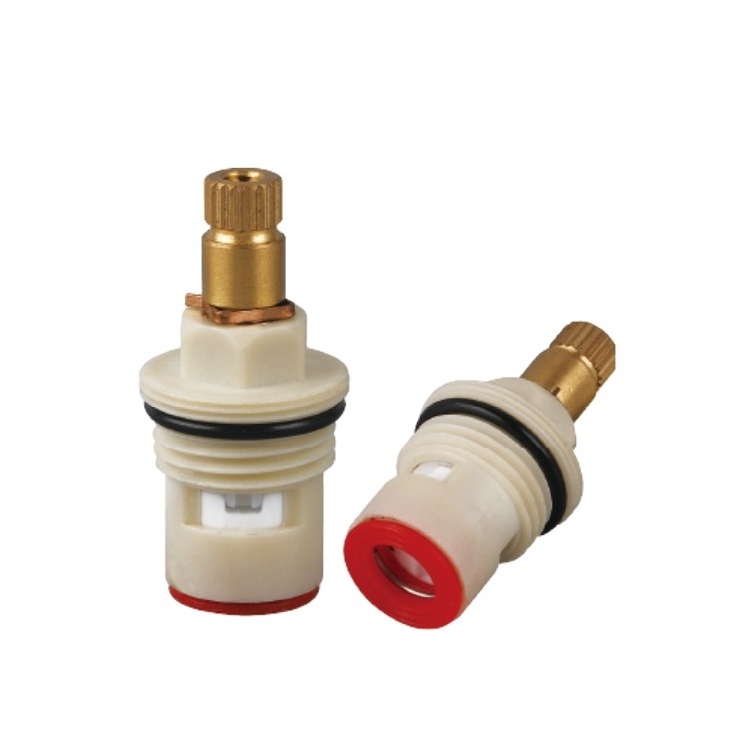 1/2 quick open brass tap spindle plastic body ceramic headwork cartridge