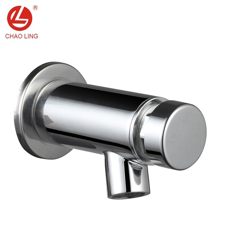 Chaoling hot sale good quality wall mounted self-closing lavatory water timer tap