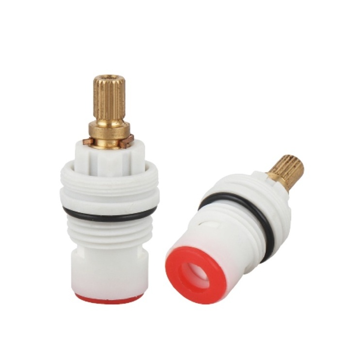 1/2 quick open brass tap spindle plastic body ceramic headwork cartridge