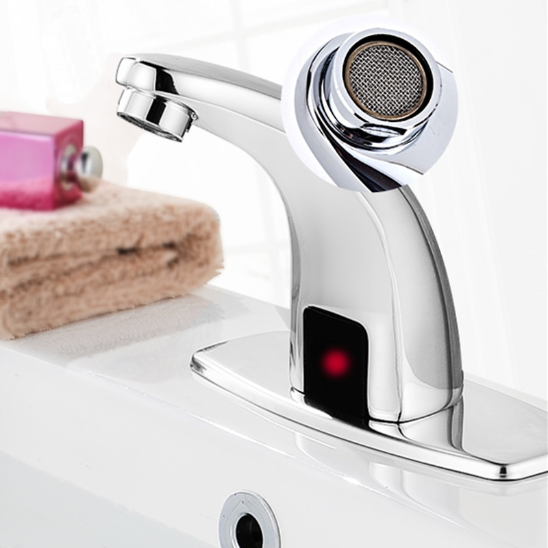 Morden smart Touchless shut off  basin taps luxury bathroom faucet with sensor