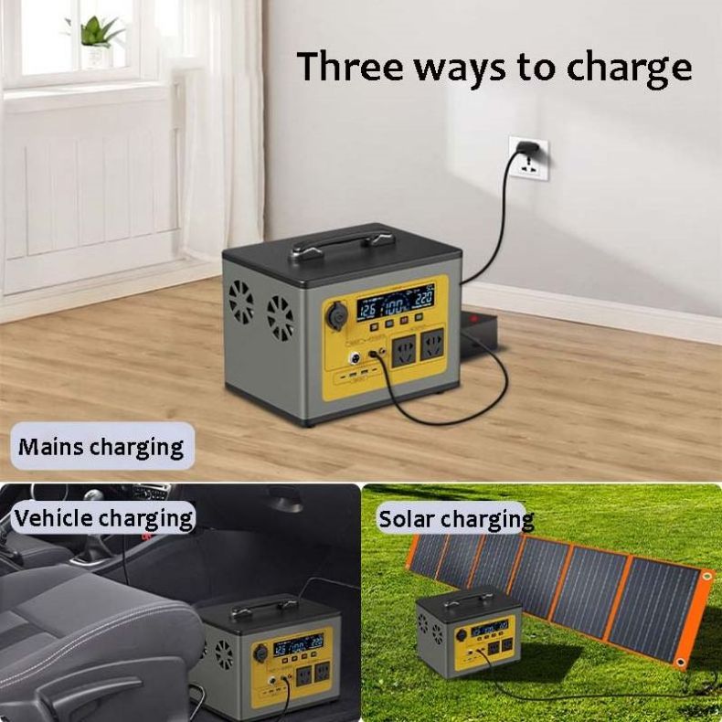 600W 1200W 1600W 2000W Outdoor Charging Solar Generator Portable Power Station For Mobile Phone Laptop Camping