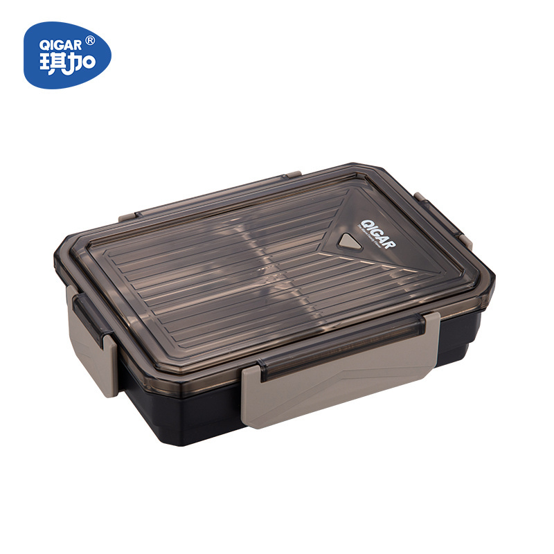 metal lunch box stainless steel  for school Stainless Steel Lunch Box Insulated 3 Food Compartment for School