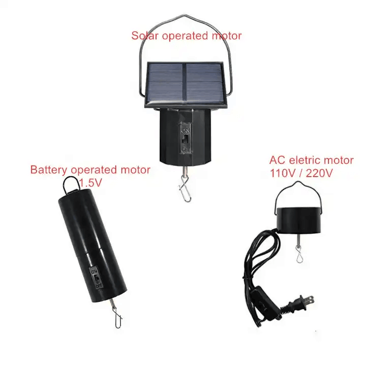 garden ornaments solar electric battery operated rotating motor battery motor for wind spinner chimes