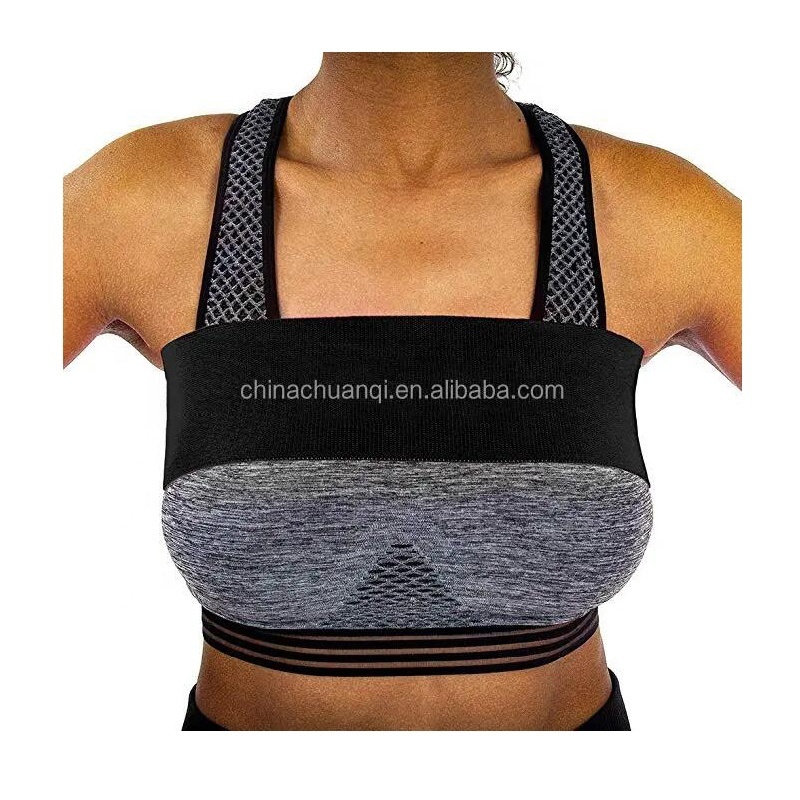 No-Bounce High-Impact Adjustable Breast Support Band