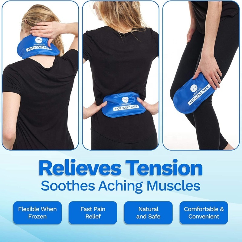 Reusable Hot and Cold Gel Ice Packs for Injuries and Cold Compress