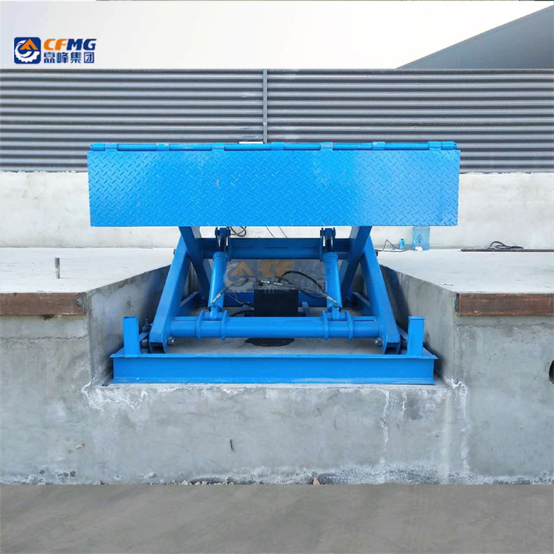 wide used high strength steel 10 ton truck loading hydraulic dock ramp platform forklift leveler