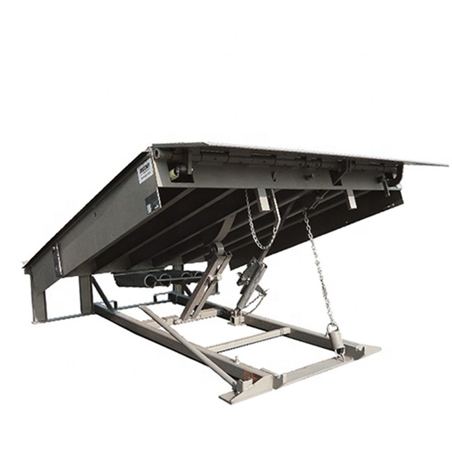 wide used high strength steel 10 ton truck loading hydraulic dock ramp platform forklift leveler