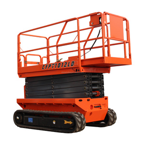 2021 NEW stock 6m 8m 10m 12m 14m CE approved hydraulic lifting platform/tracked scissor lift