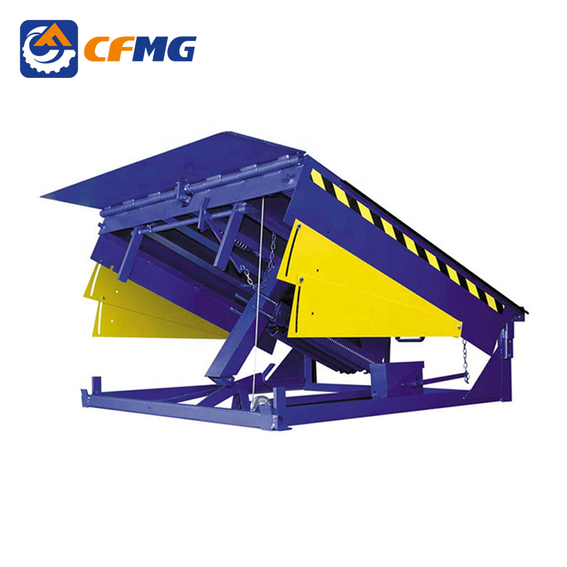 wide used high strength steel 10 ton truck loading hydraulic dock ramp platform forklift leveler