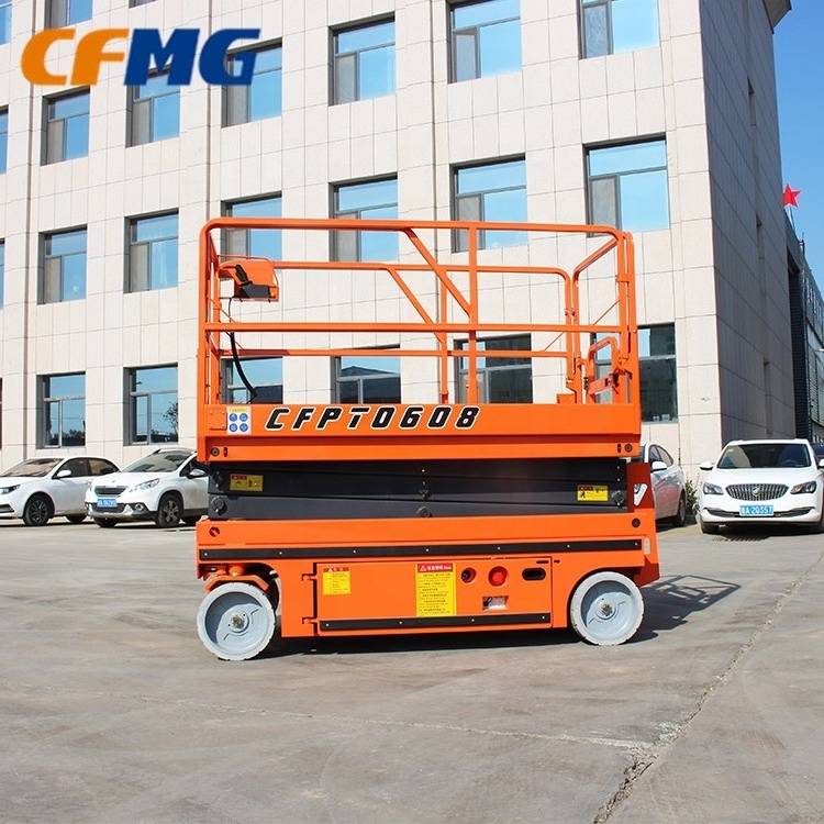 Factory outlet 8 m, 10 m 12 m 14 m self-propelled hydraulic scissor lift overhead working truck