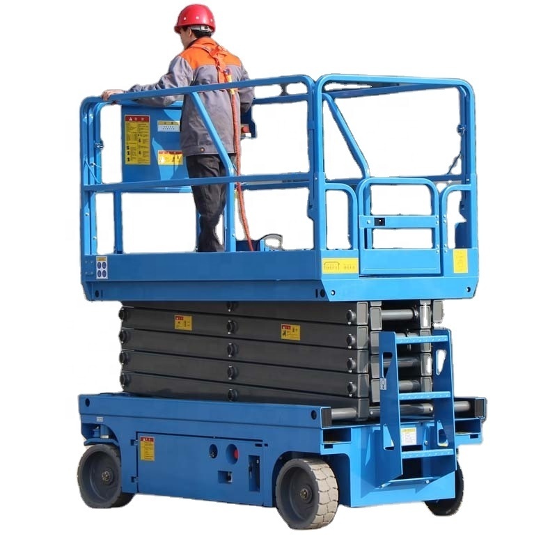 10m Genie JLG Aerial Man Lift  Electric Hydraulic Small Self propelled Scissor Lifts for Sale