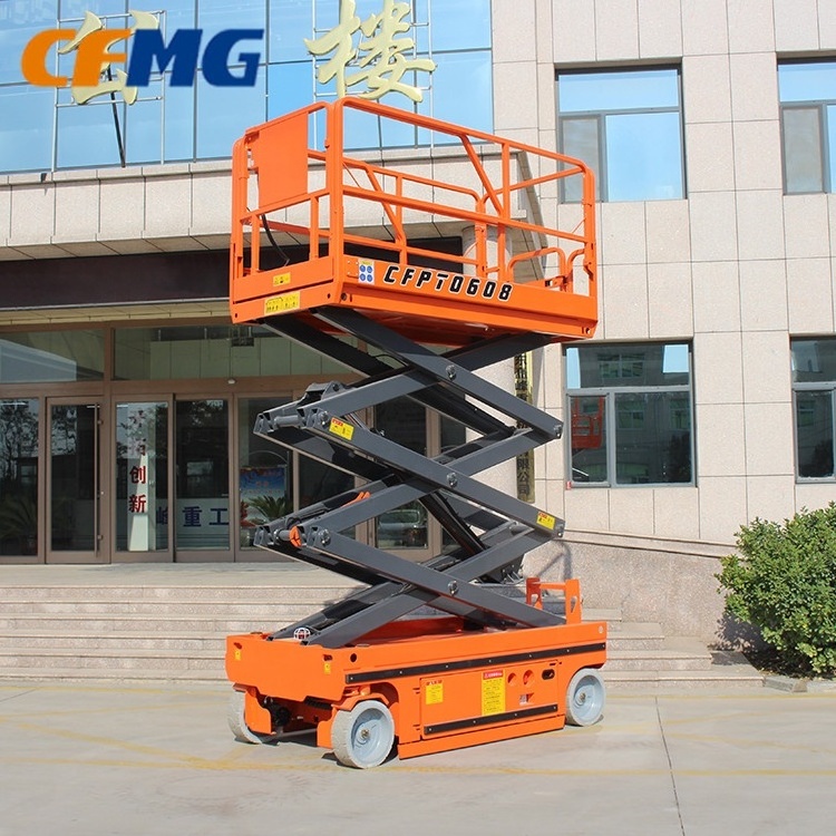 Factory outlet 8 m, 10 m 12 m 14 m self-propelled hydraulic scissor lift overhead working truck