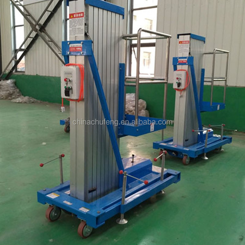 Direct sales of high quality stair lifting platform aluminum telescopic elevator electric lifting platform