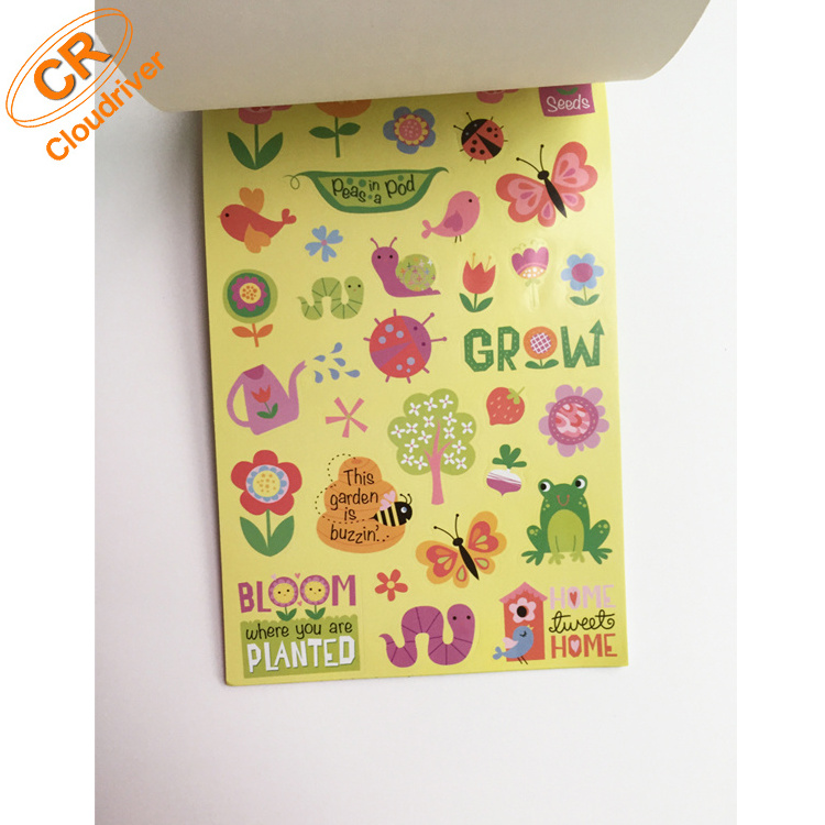 Custom Printed Decoration Die Cut Wholesale Sticker Book For Children