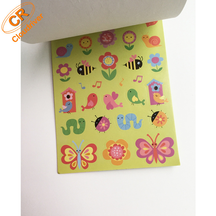 Custom Printed Decoration Die Cut Wholesale Sticker Book For Children