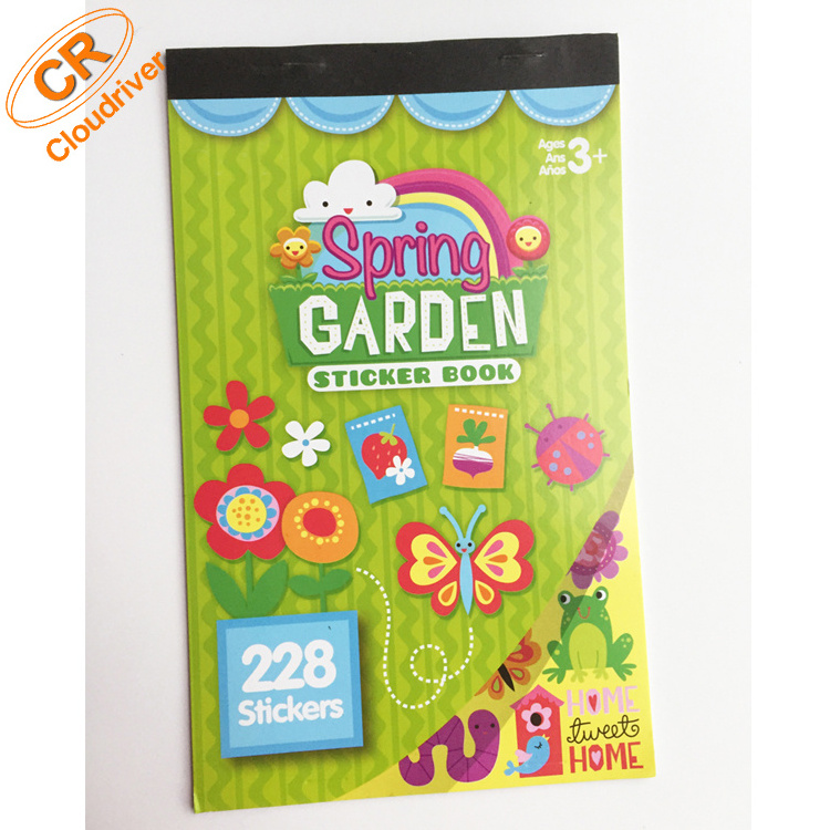 Custom Printed Decoration Die Cut Wholesale Sticker Book For Children