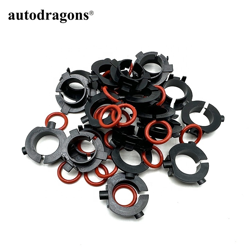 Autodragons H7 Car light bulb holders adapters H7 LED headlight clip retainers adaptors for Kia K3 K4 K5 Sorrento Ge Rui