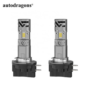 autodragons 9-32v dc 3800lm 35w 7035 LED chip 6500K H11B Low Beam DRL Fog Light Led Bulbs White Car Headlight Bulbs