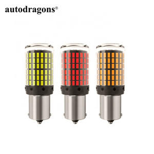 autodragons extra high led light support for car T20 7440 w21w 3014 4014 144 SMD 7443 1156 BA15S 1157 BAY15D for led turn signal