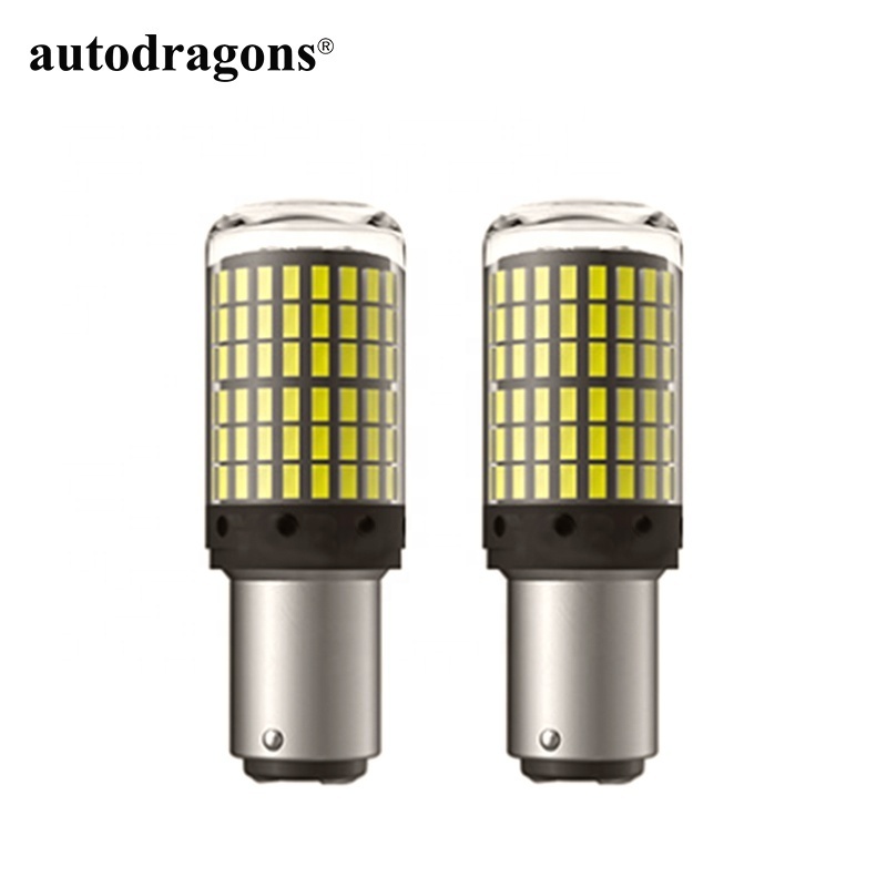 autodragons extra high led light support for car T20 7440 w21w 3014 4014 144 SMD 7443 1156 BA15S 1157 BAY15D for led turn signal