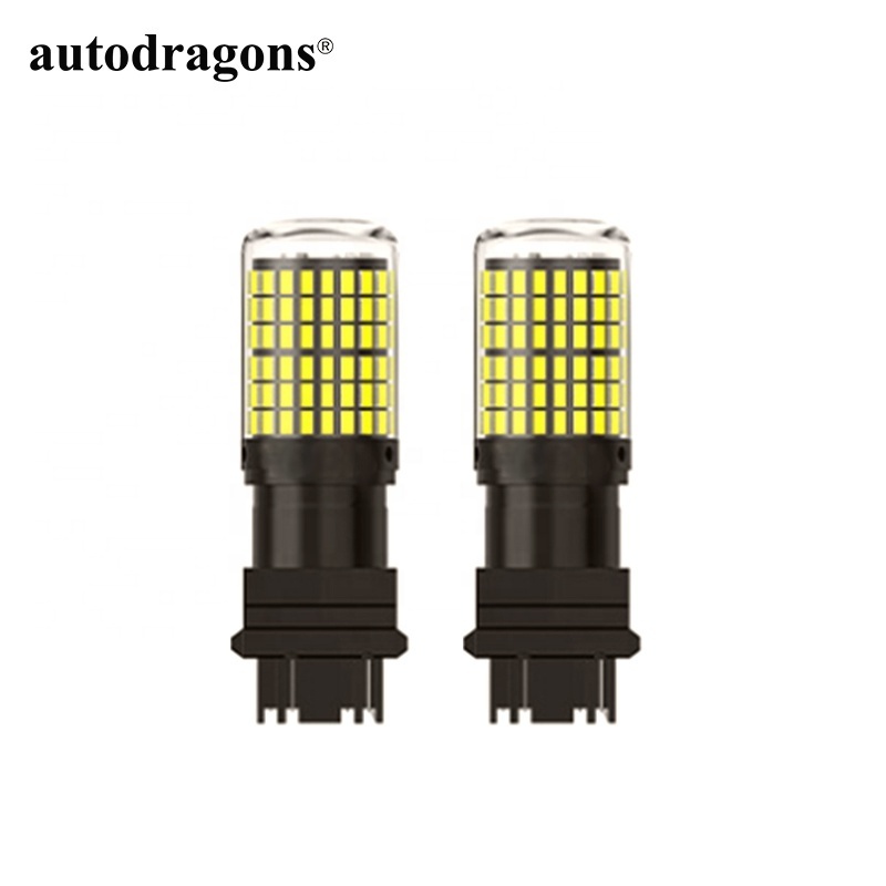 autodragons extra high led light support for car T20 7440 w21w 3014 4014 144 SMD 7443 1156 BA15S 1157 BAY15D for led turn signal