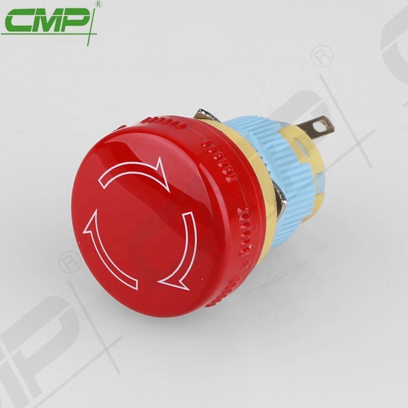 CMP 16mm plastic buttons emergency stop switch