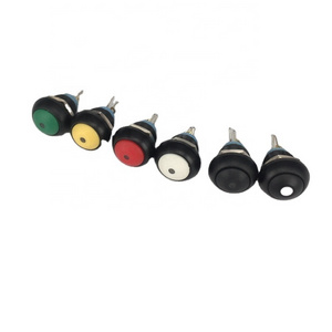 Metal or Plastic Push Button 12mm Waterproof Micro Switch