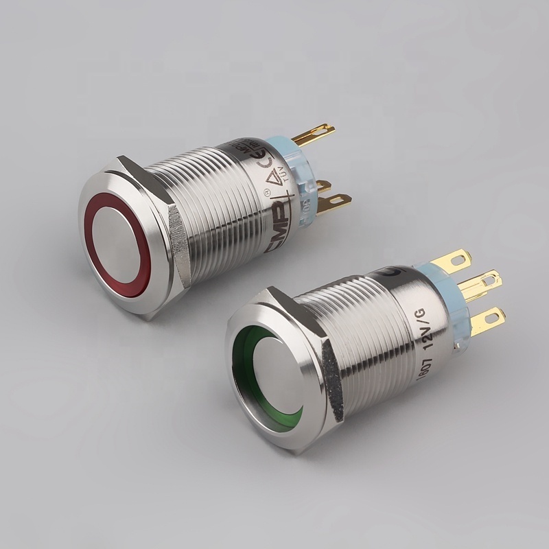 Momentary Push Button Switch 12V/24V LED Light On/Off Switch for Genre Push Button Switches