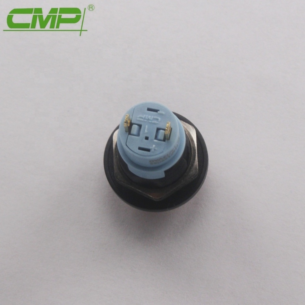 Rohs Waterproof IP65 or IP67 12mm Metal or Plastic Off On Latching Push Button Switch