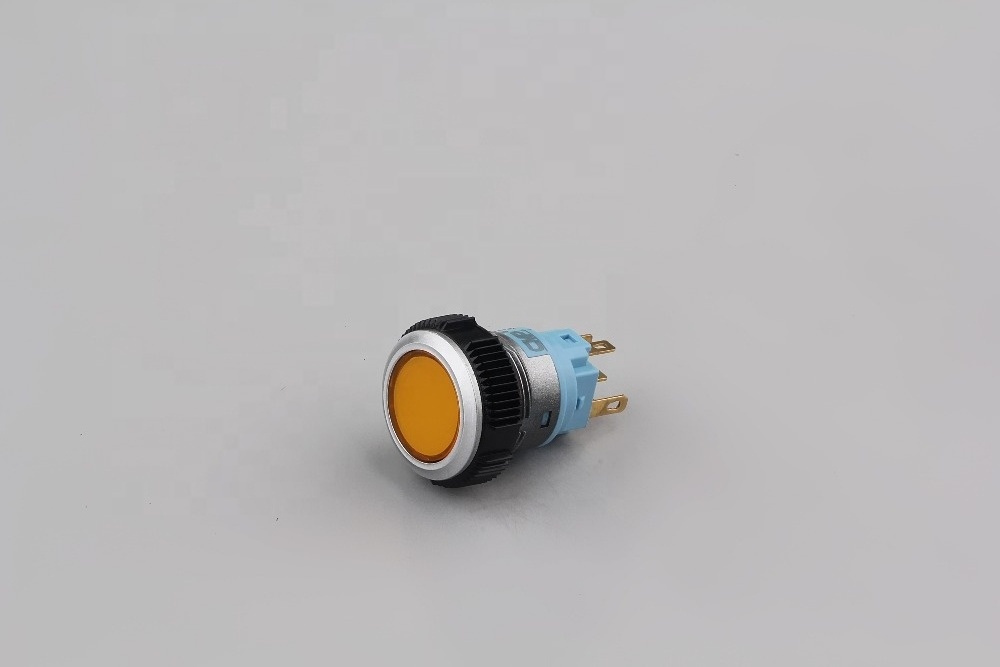 22mm Power Light Push Button Switch With Ring LED Illuminated