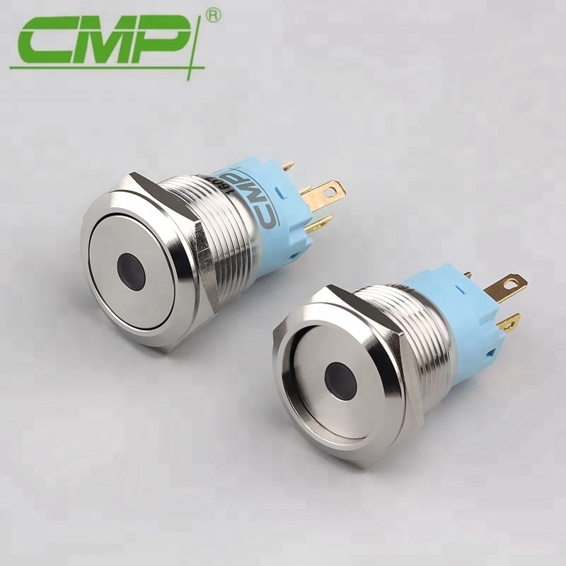 Tri-color RGB Metal LED Push Button Switch