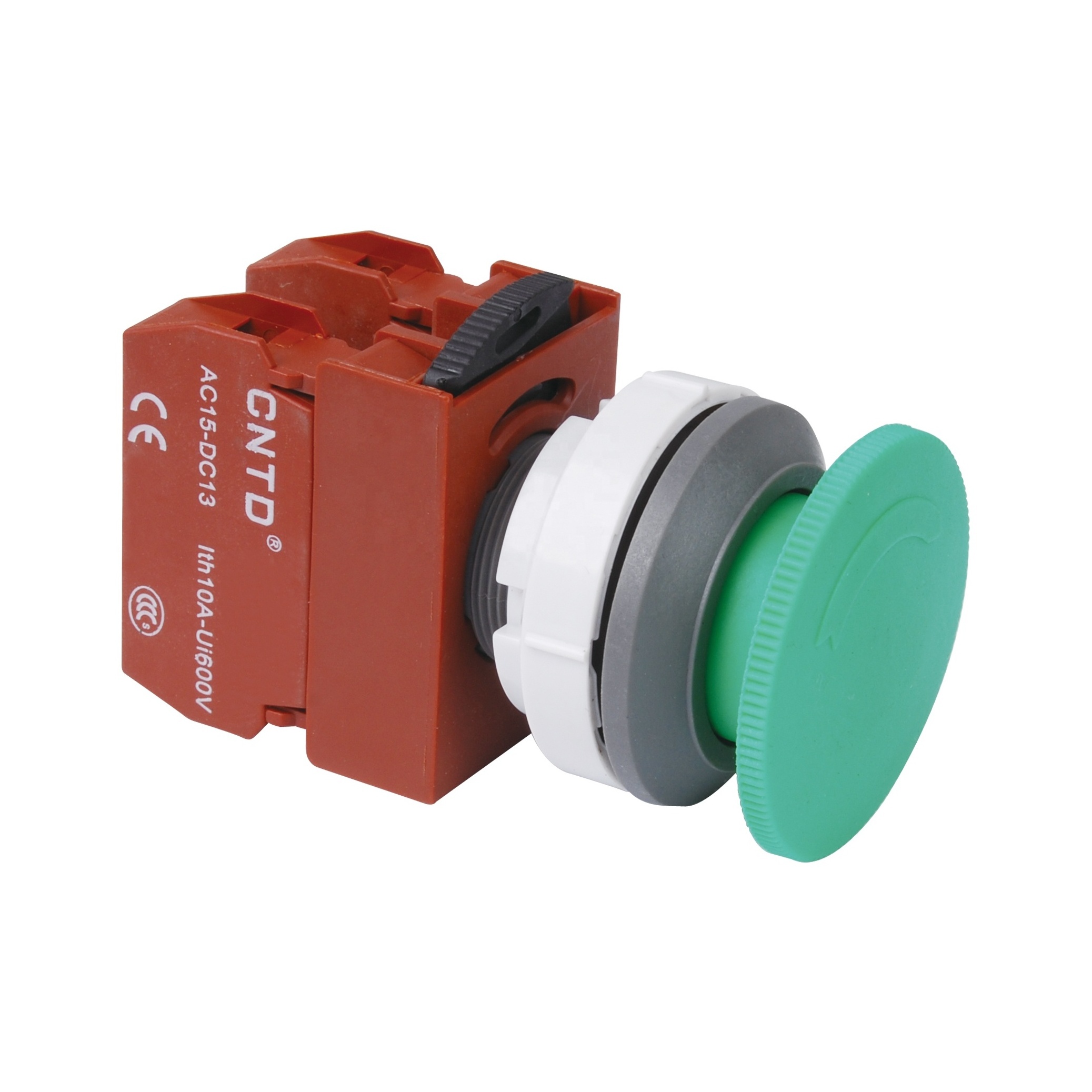 CNTD C3PNM3 Type Illuminated Push Button Switch 10A 380V Rotary Selector Self-Resetting Latching Momentary 22mm 16A 250VAC