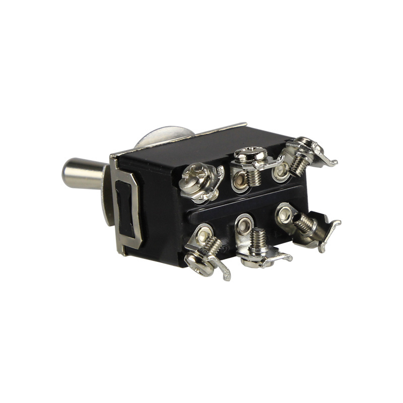 CNTD Miniature Toggle Switch Waterproof On/Off 10/15A 250V Max. Voltage 250Vac Metal Miniature Switch