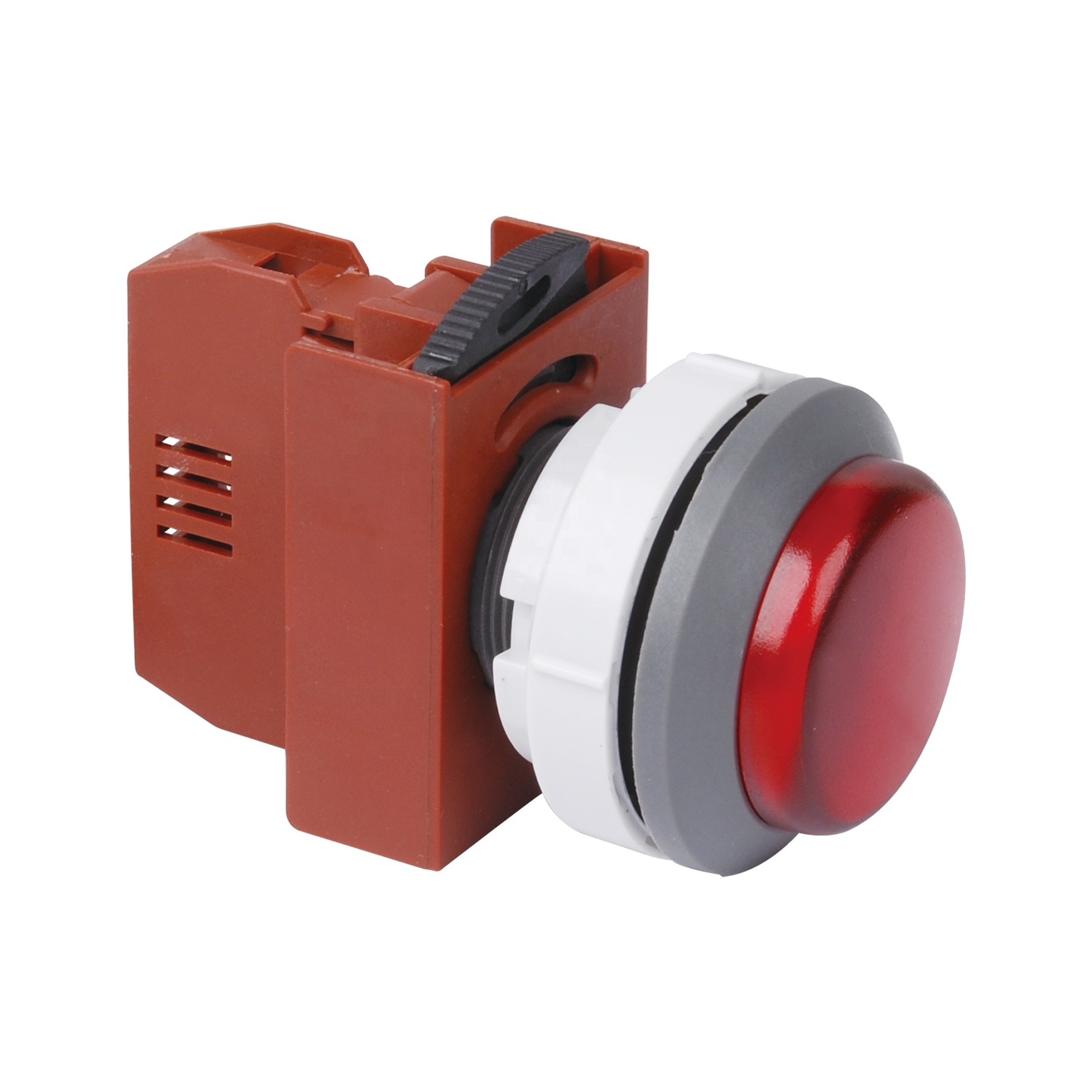 CNTD C3LIF Type Rotary Selector Self-Resetting Latching Momentary Illuminated Start Emergency Stop Push Button Switch 10A 600V