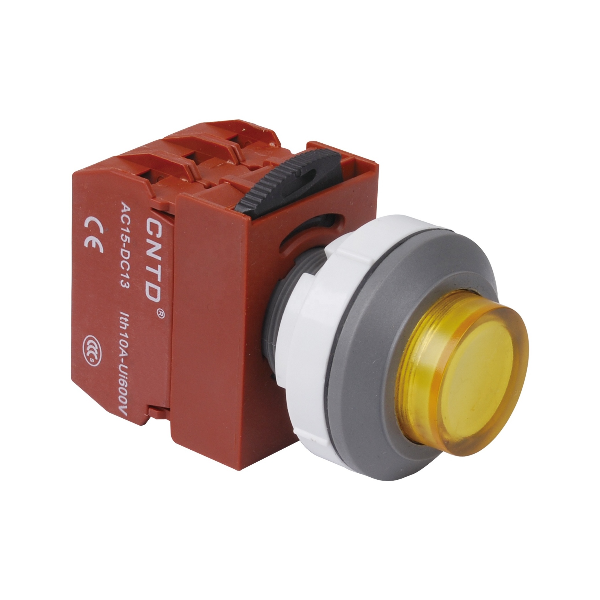 CNTD C3LIF Type Rotary Selector Self-Resetting Latching Momentary Illuminated Start Emergency Stop Push Button Switch 10A 600V