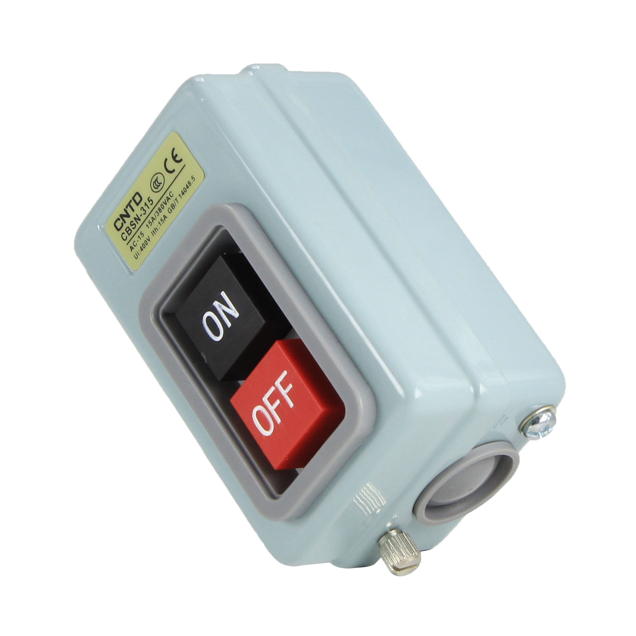 CNTD CBSN-315 15A 380V Three-Phase Motor Start Button Switch Power Control Push Button Switches