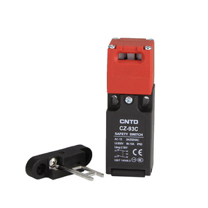 CNTD Safety Key Interlock Switches 1A1B (NO-NC) Safety Door Limit Switch with Key CZ-93CPM03