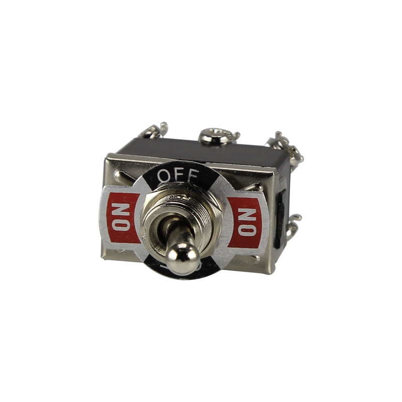 CNTD Miniature Toggle Switch Waterproof On/Off 10/15A 250V Max. Voltage 250Vac Metal Miniature Switch