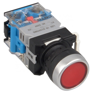 CNTD LA38-11PND-L LED Illuminated Push Button Switch Self-Resetting Latching Momentary Start/Stop Emergencyselector Switch