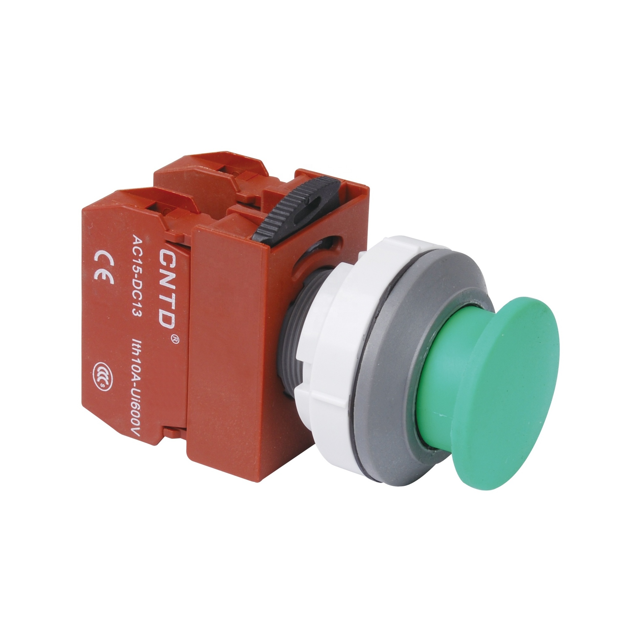 CNTD C3PNM3 Type Illuminated Push Button Switch 10A 380V Rotary Selector Self-Resetting Latching Momentary 22mm 16A 250VAC