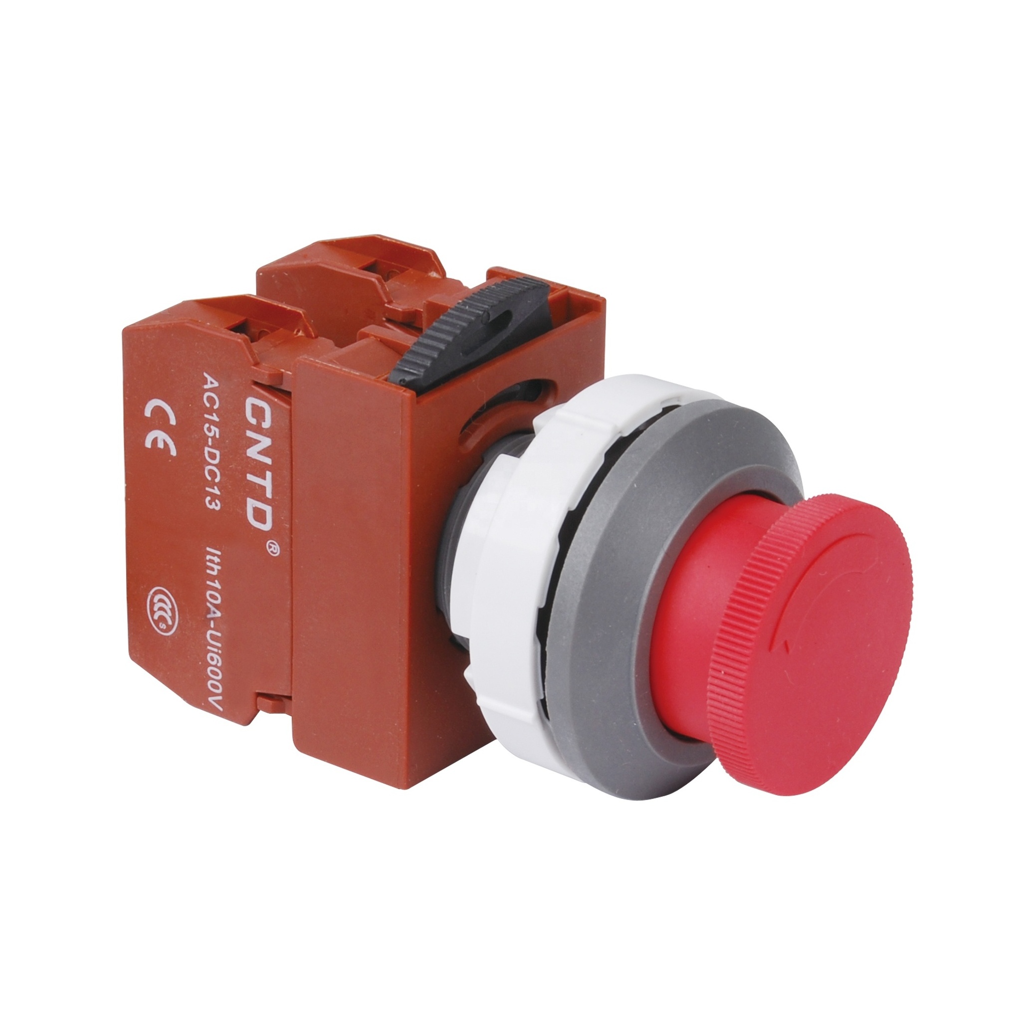 CNTD C3PNM3 Type Illuminated Push Button Switch 10A 380V Rotary Selector Self-Resetting Latching Momentary 22mm 16A 250VAC