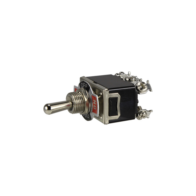 CNTD Miniature Toggle Switch Waterproof On/Off 10/15A 250V Max. Voltage 250Vac Metal Miniature Switch