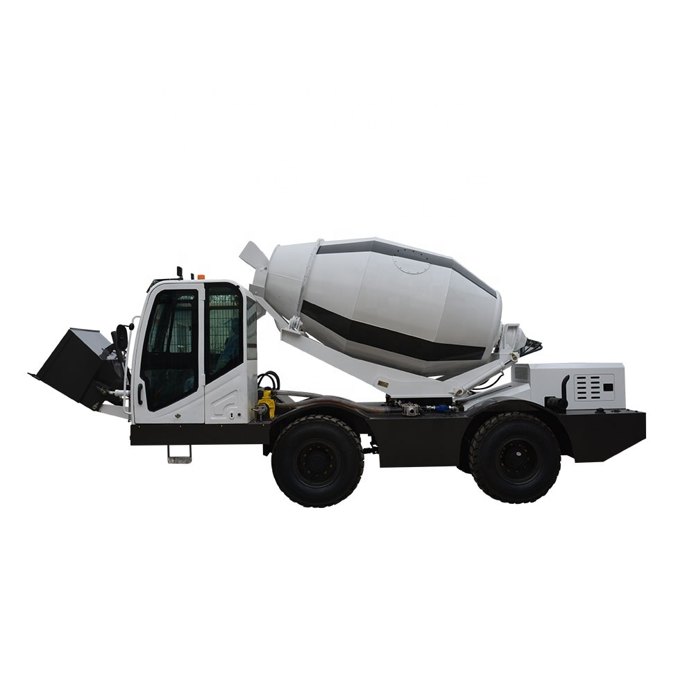 Self Loading Mobile Concrete Mixer Self Loader Truck Diesel Engine Tricycle Truck 4m3 Mobile Small Concrete Mixer