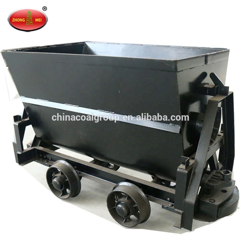 Supply Rail Dumping Mine Ore Carts For Mining Transportation Single-side Curved