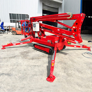 Mobile Cargo Elevator Scaffolding Electric Lifting Platforms Folding Towable Boom Lift Aerial Work Platform