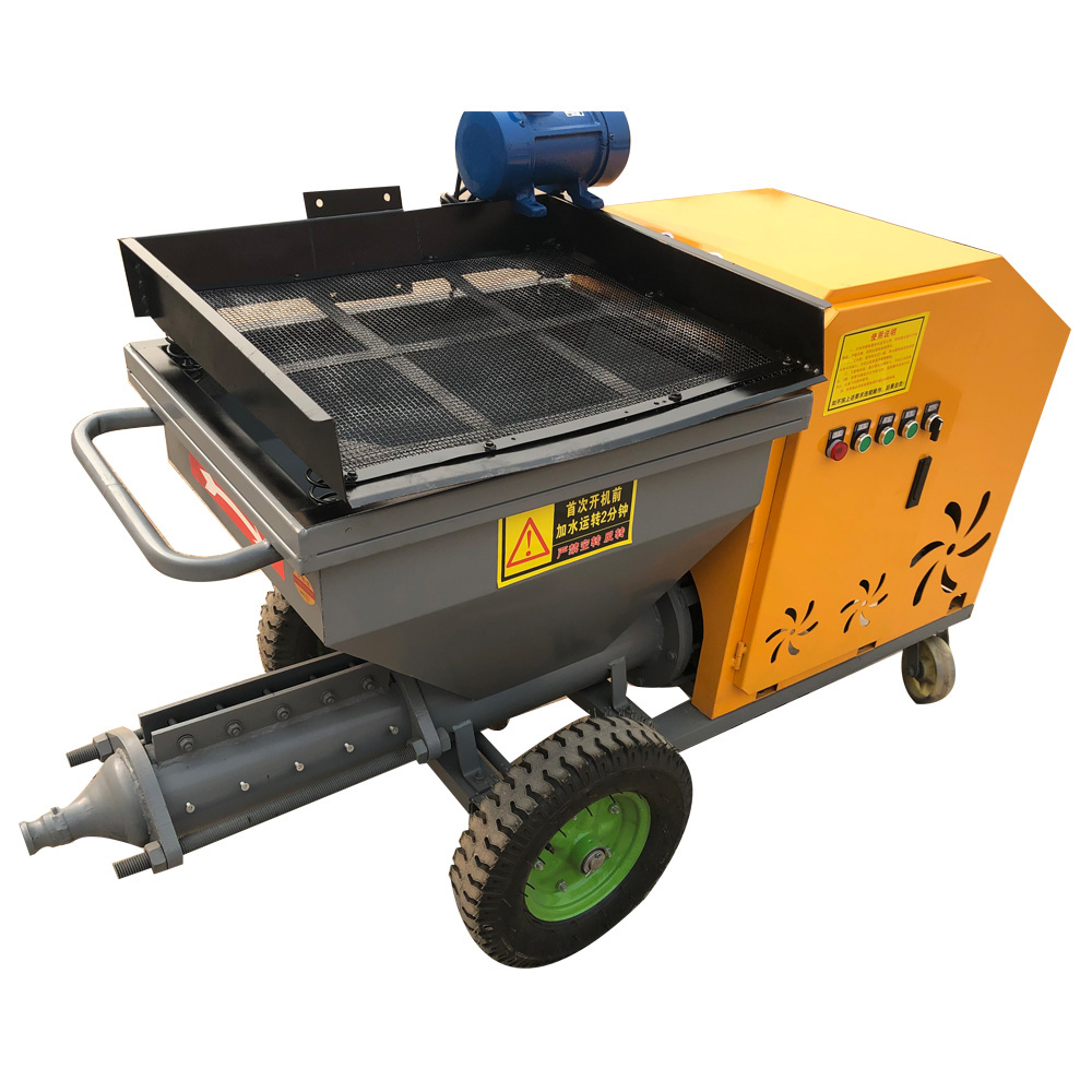 New Mortar Cement Spray Plaster Pump Mortar Spray Machine Price Cement Diesel Electric