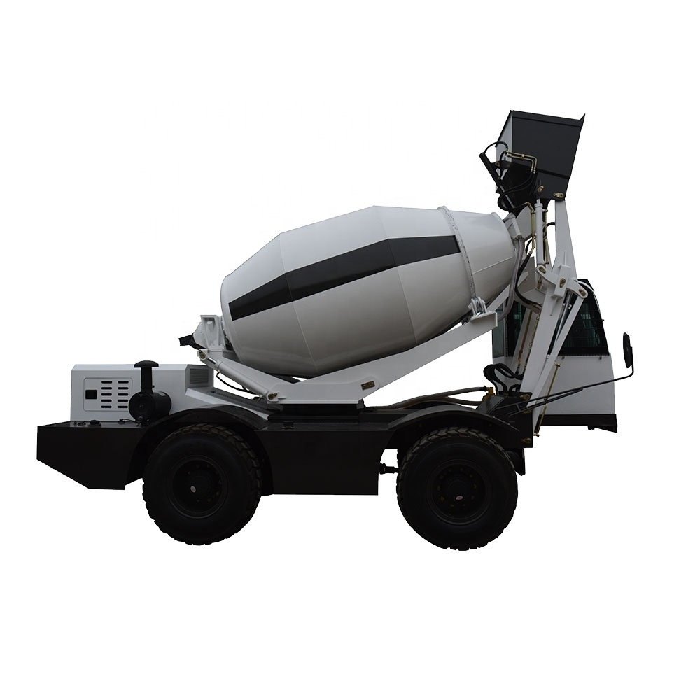 Self Loading Mobile Concrete Mixer Self Loader Truck Diesel Engine Tricycle Truck 4m3 Mobile Small Concrete Mixer