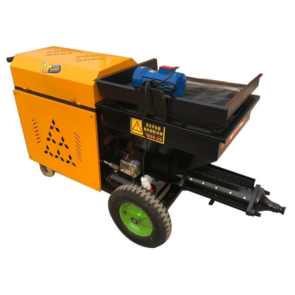 New Mortar Cement Spray Plaster Pump Mortar Spray Machine Price Cement Diesel Electric