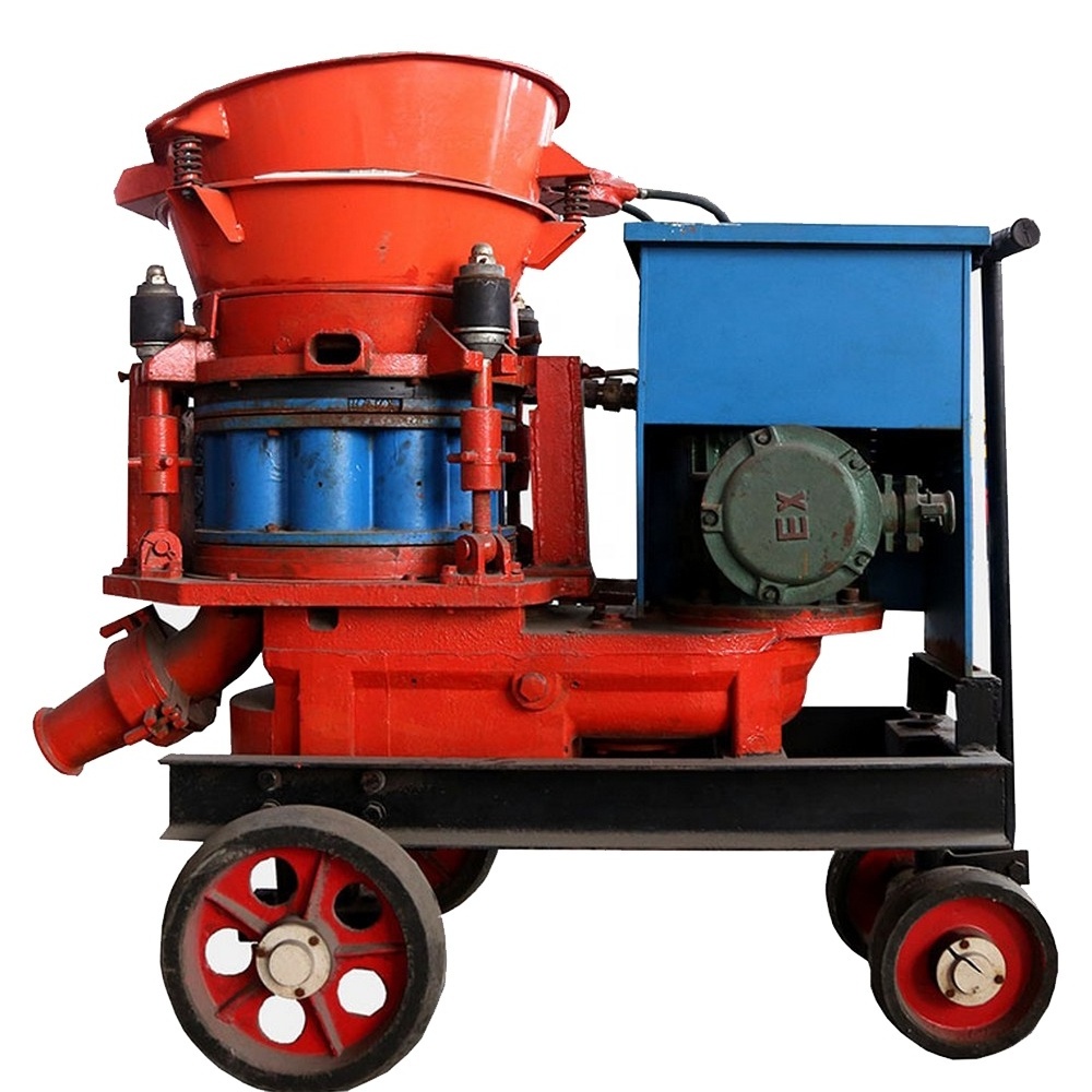 Factory Sales HSP Electric Shotcrete Gunite Machine Wet Mix Guniting  Mini Portable Air Shotcrete Spraying Tool