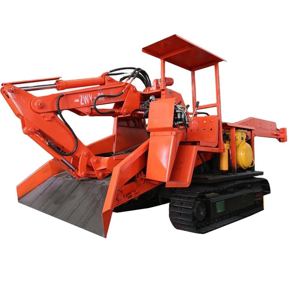 Free Shipping Hydraulic Electric Rock Mucking Machine Crawler Loader Underground Mucking Machine